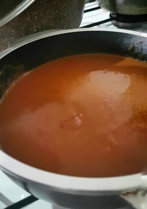 Una foto de Salsa reducción Vino Tinto