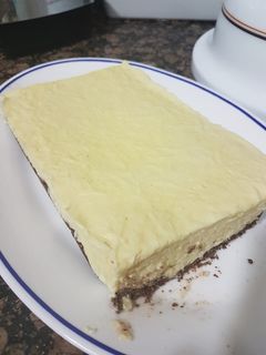 Una foto de Cheesecake de Mango (versión saludable)