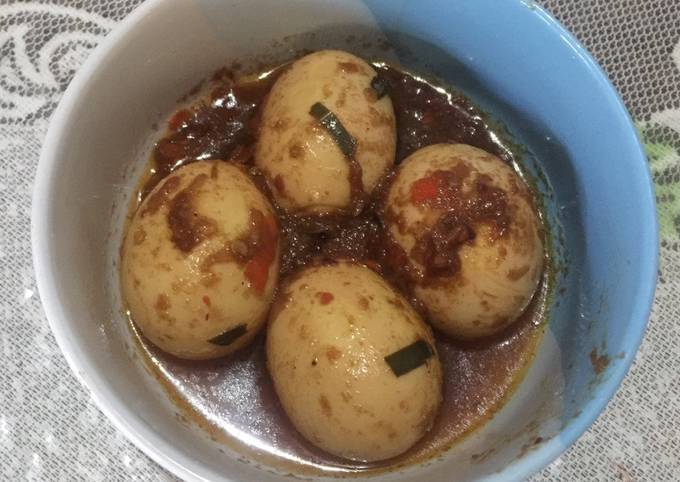 Resep Telur Bumbu Bali Resep Telur Bumbu Bali