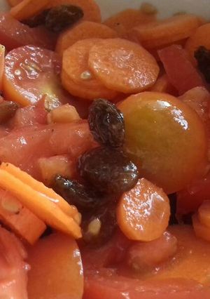 Una foto de Ensalada de zanahoria