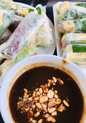 Hình của món Bò bía.