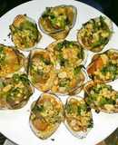 Sò lông nướng mỡ hành