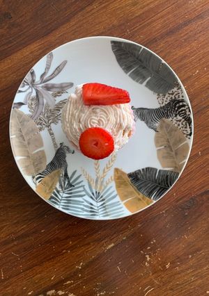 Une photo de Cupcakes aux fraises