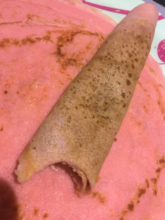 Una foto de Panqueques rosas