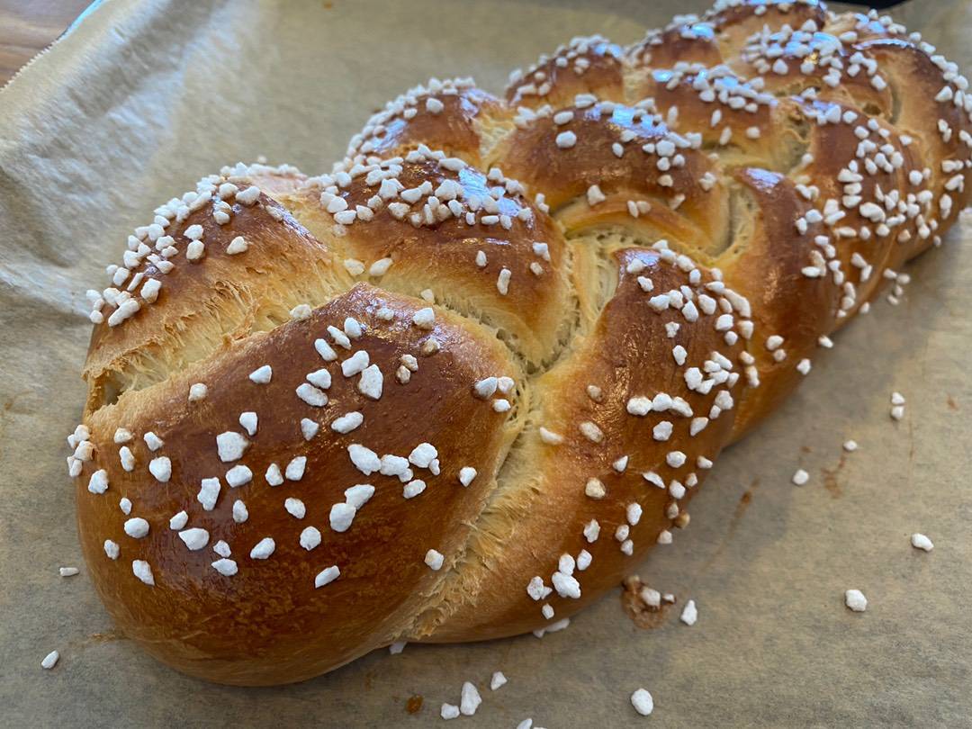 Kovászos kalács recept recept fotó