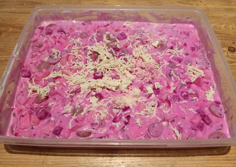 10 minutes Fresh Pinky Salad