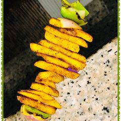 A picture of The real potatoes french fries tikka.