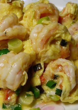 蝦仁滑蛋 的食譜成品照片