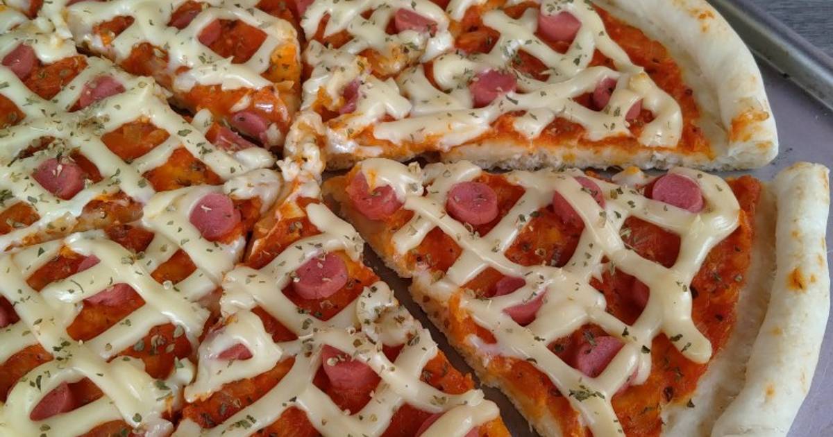 Resep American Pizza oleh olive bunda qonita - Cookpad