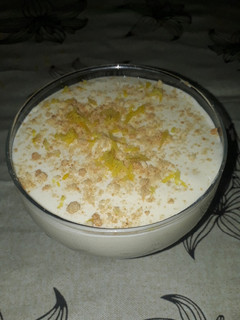 Una foto de Mousse de limón
