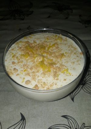 Una foto de Mousse de limón