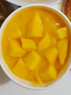 รูปของ สมูทตี้มะม่วงโยเกิร์ต(smoothie mango)