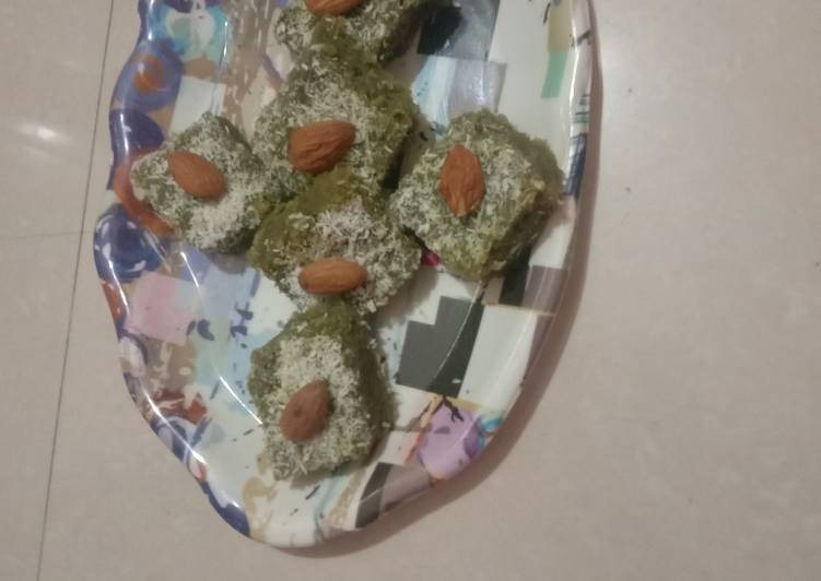 Recipe of Homemade Chane ki barfi