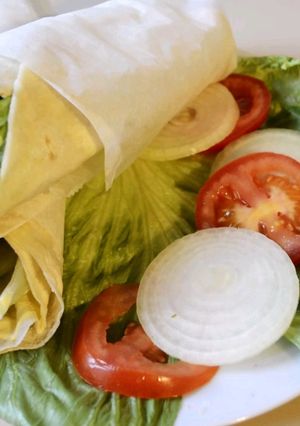 A picture of Mutton Seekh Roll.