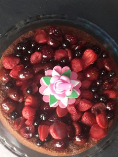 Una foto de Torta de cumpleaños fresca-ideal para verano