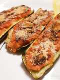Zucchine ripiene light.. Con salmone!