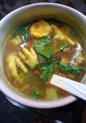 Foto resep Sayur asem bumbu kuning ceker