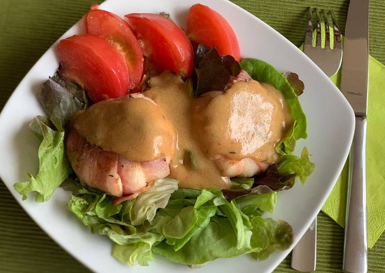 Recette de Parfait Salade tiède de chèvre lardé