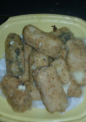 Una foto de Croquetas de papa rellenas con queso