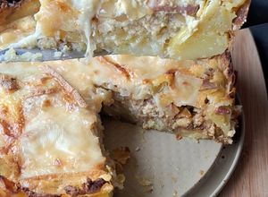 Une photo de Raclette version Tarte
