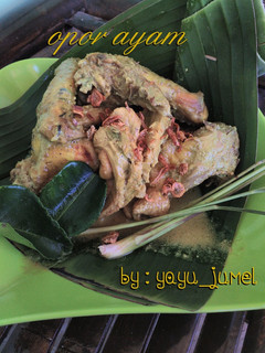 Foto resep Opor ayam (pelengkap Sego liwet)