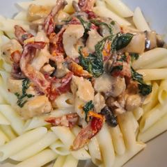 A picture of Gf/Df Creamy Chicken Pasta.