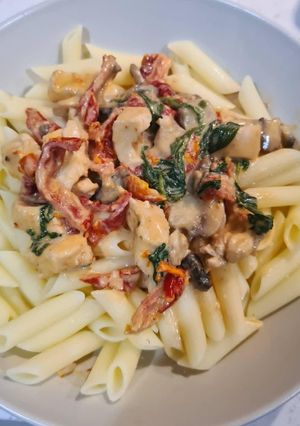 A picture of Gf/Df Creamy Chicken Pasta.