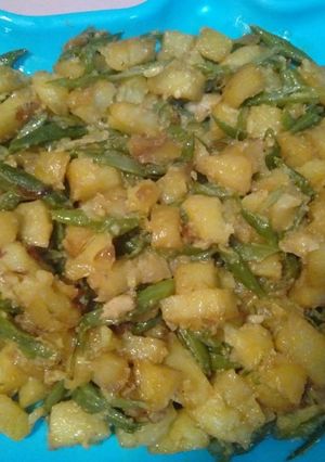 Foto resep Tumis buncis kentang santan