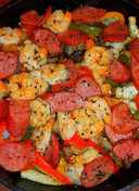 Mike's Cajun Shrimp Smoked Sausage & Baby Potato Skillets