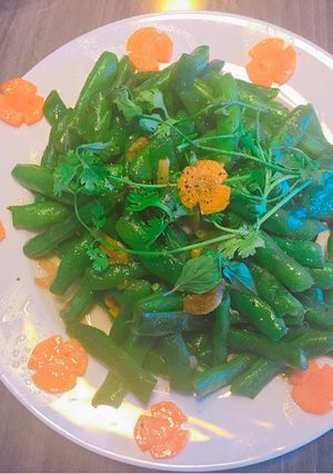 Hình của món Đậu đũa xào tỏi.