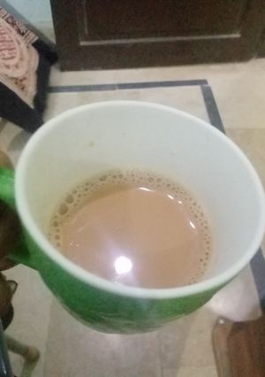 A picture of Garam garam tea.