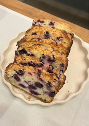 Una foto de Budín de Arándanos 🫐