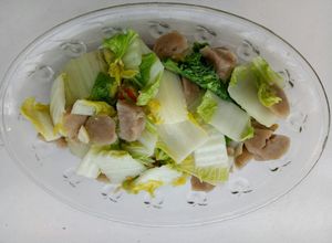 Foto resep Ca sawi putih baso