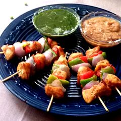 A picture of Chicken Achari Tikka Boti🍢🍴.