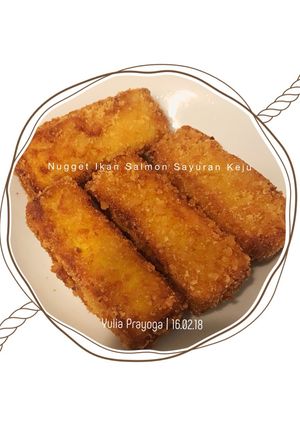 Foto resep Nugget Ikan Salmon Sayuran Keju