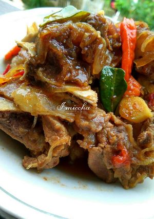 Foto resep Iga goreng asem manis