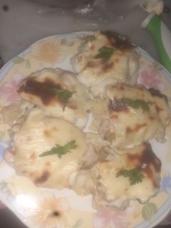 صورة لوصفة غراتان البطاطا واسكالوب بالبشاميل 😍😋