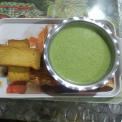Cream of Broccoli soup A picture of Cream of Broccoli soup.