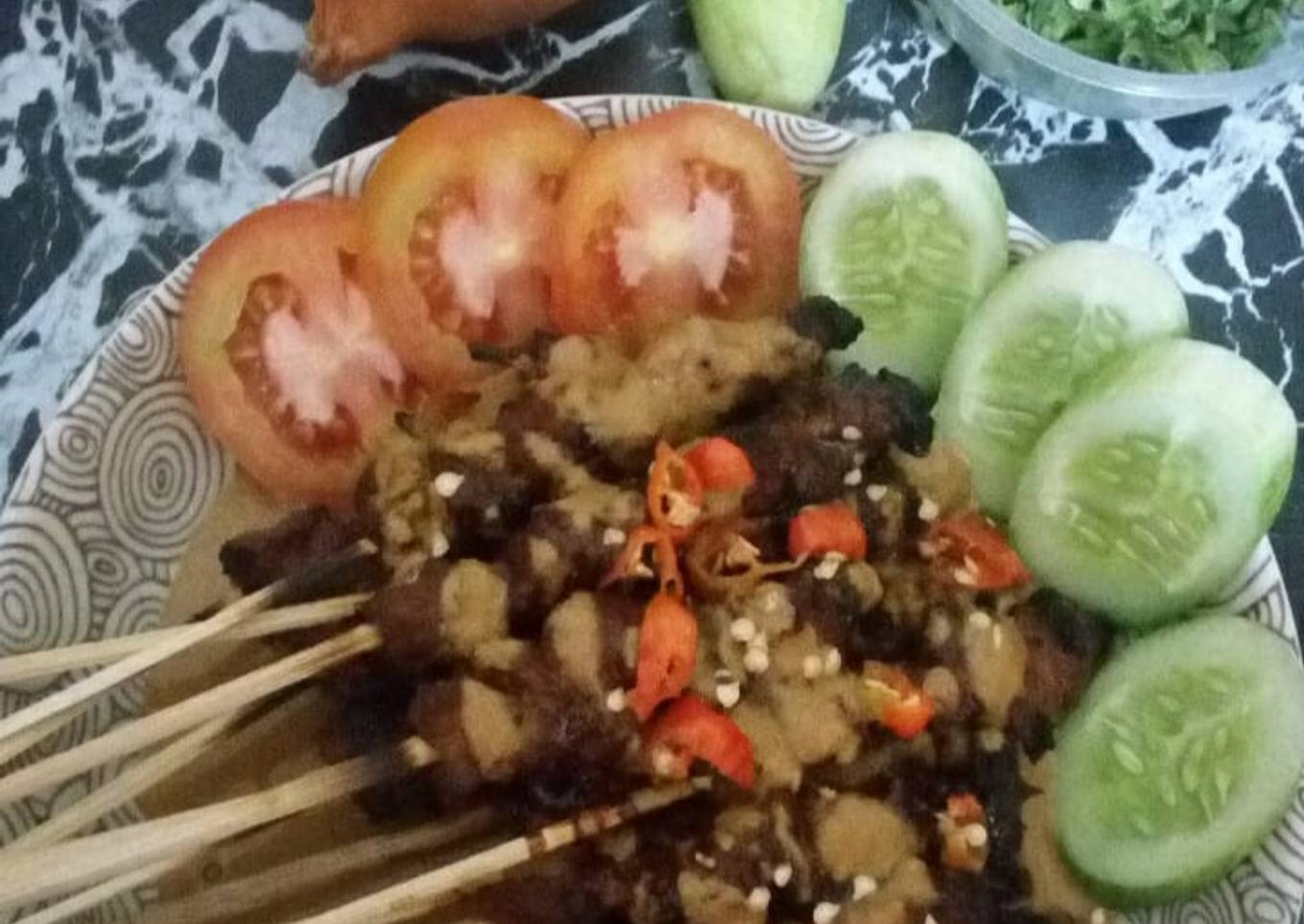 Sate Kambing Bumbu Kacang