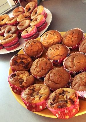 Gluténmentes nutellás muffin recept fotója