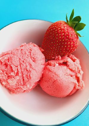 Une photo de Glace à la fraise 🍓