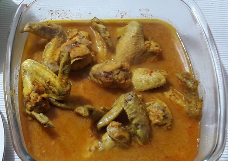 DICOBA@ Resep Ayam Pedas Bumbu Kuning menu masakan sehari hari