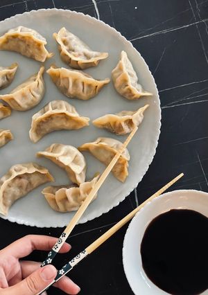 Φωτογραφία της συνταγής Σπιτικά Dumplings Θαλασσινών