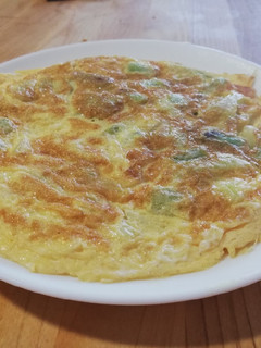 Una foto de Tortilla de puerros