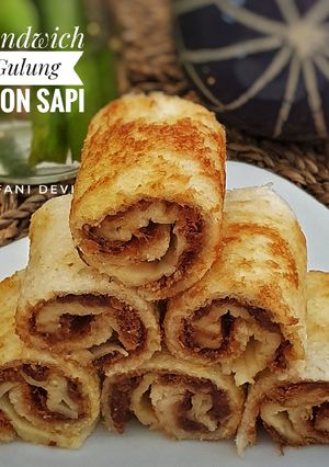 Foto resep 117. Sandwich Gulung Abon Sapi