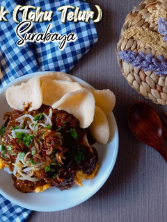 Foto resep 36).Tahu Tek (Tahu Telur) Surabaya