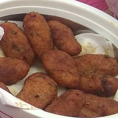 A picture of Aloo poha cutlet.
