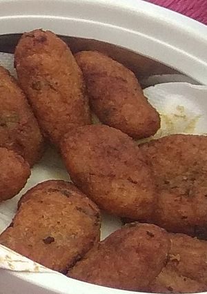 A picture of Aloo poha cutlet.