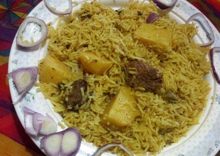 Simple Way to Make Super Quick Homemade Potato pulao