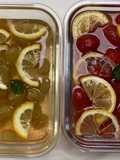 Marinated Tomatoes & Green Grapes